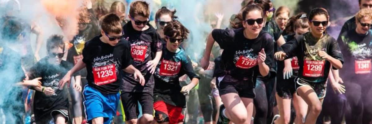 Color Outside with Brown School 5K Color Run