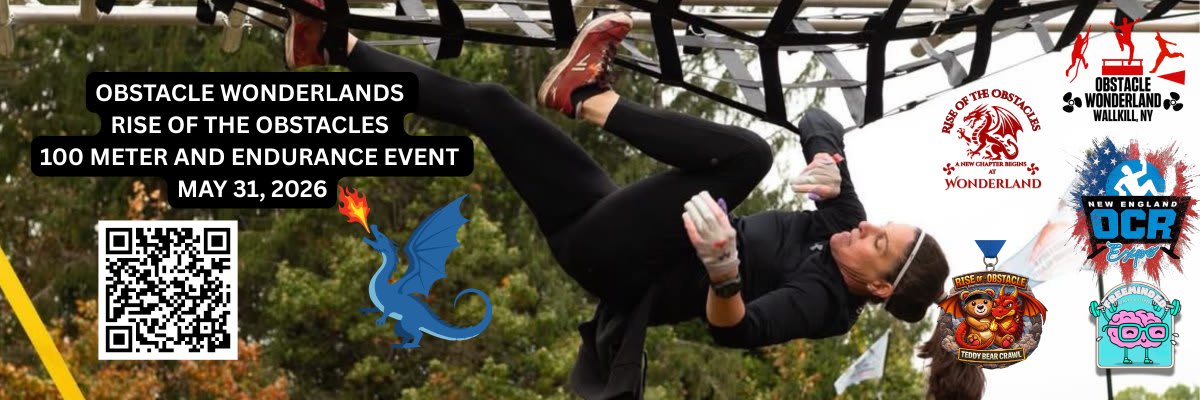 Obstacle Wonderland's "Rise of the Obstacles" 100m Sprint, 5k OCR, and Kids events