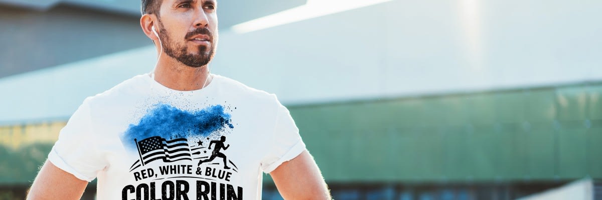 Red, White and Blue Color Run