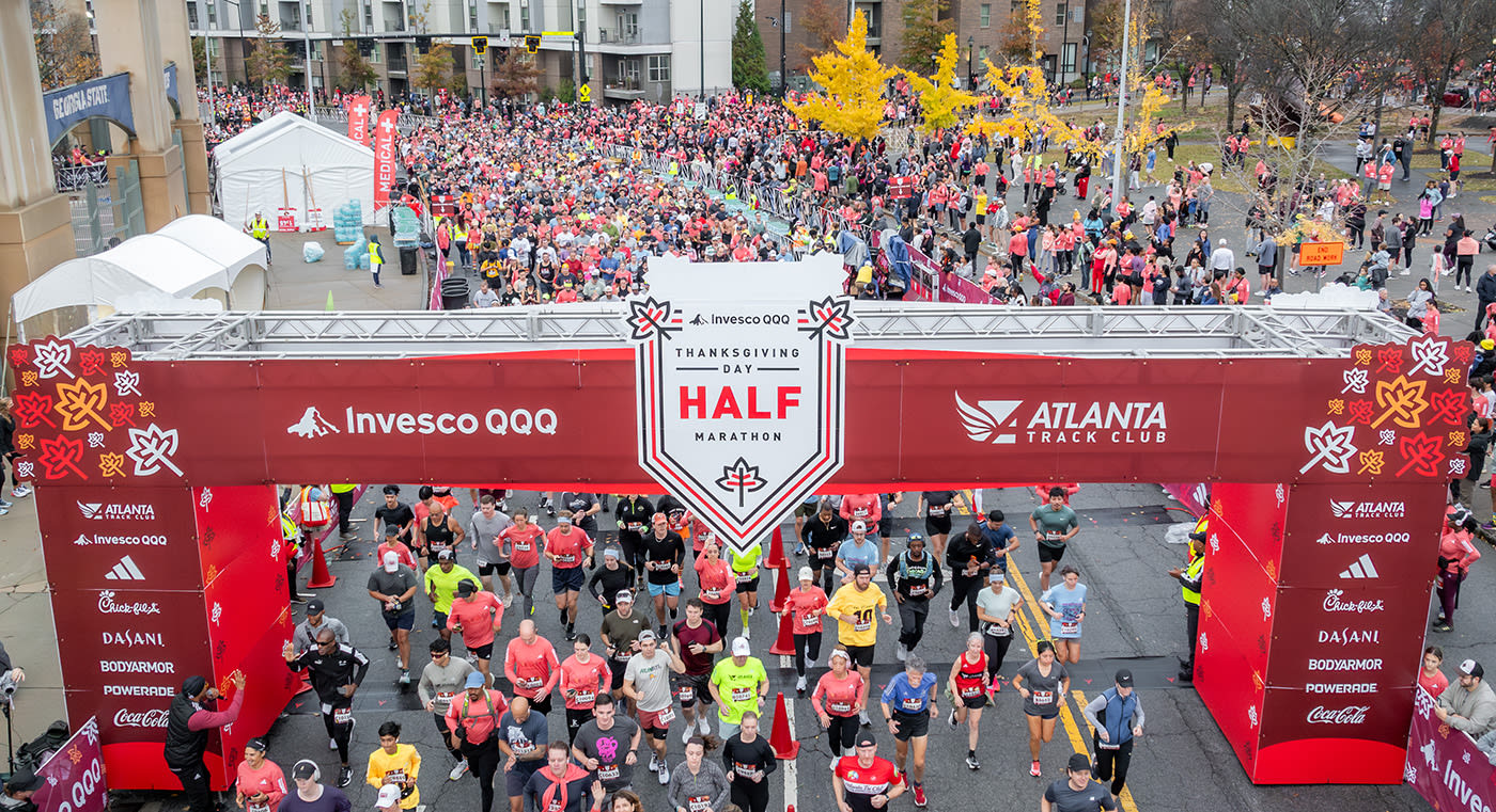 2026 Invesco QQQ Thanksgiving Day Half Marathon, 5K, Mile & Dash