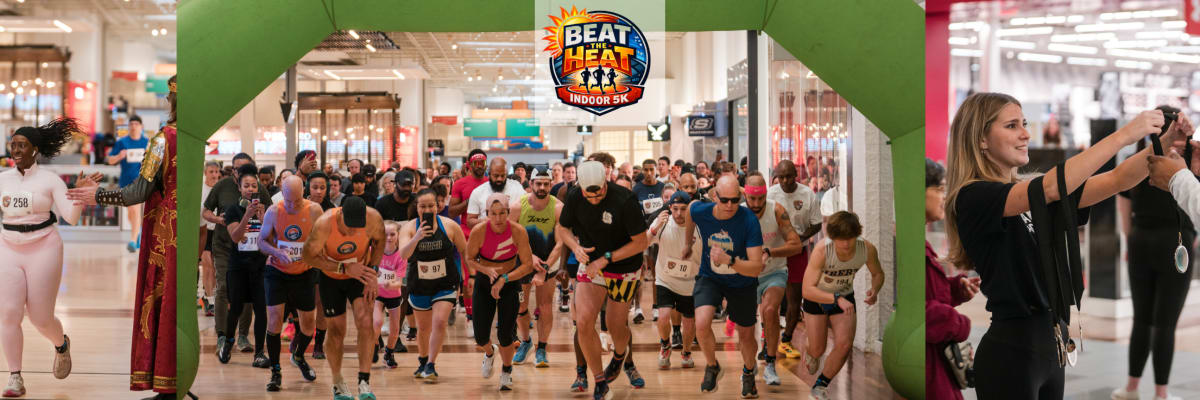 Beat the Heat Maryland Indoor 5K Or Family Fun Run at Arundel Mills Mall!