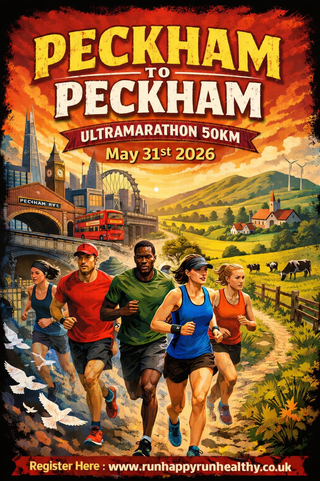 Peckham to Peckham Ultramarathon (50km)