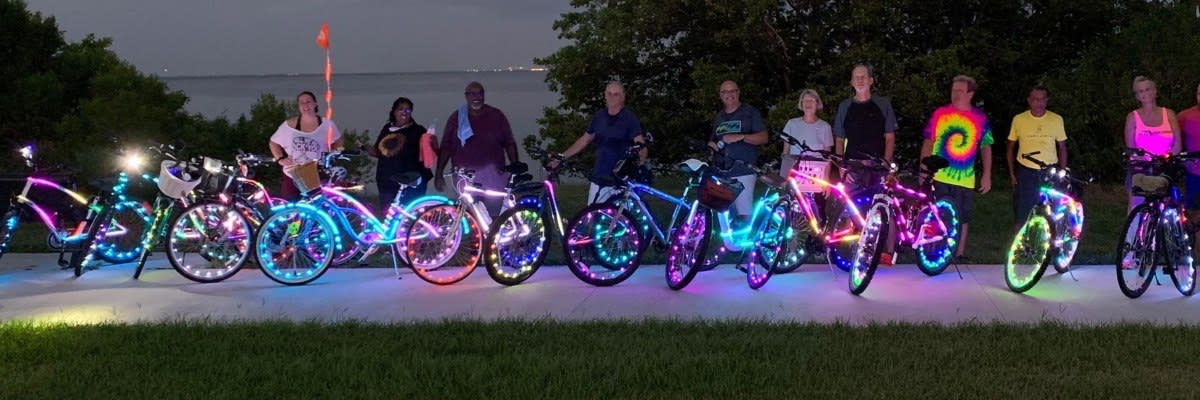 The Honor and Courage Glow Ride Help to Eradicate Veteran and First Responder Suicide