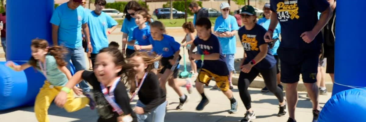 Downtown Visalia Kiwanis 0.5K Donut Run/Walk and Shoe Fling at Mooney Grove Park