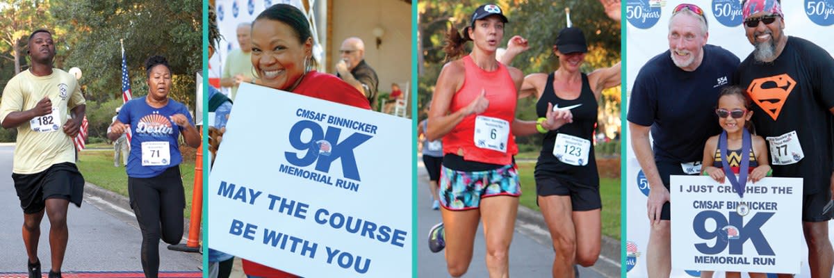 12th Annual CMSAF Binnicker Memorial Run presented by Eglin Federal Credit Union