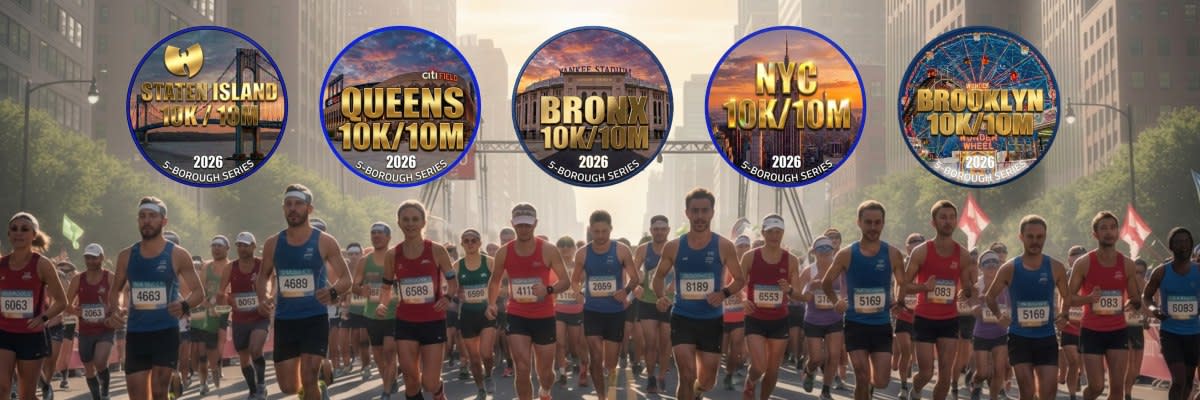 The JURCs 2026 10K/10M 5-Borough Series