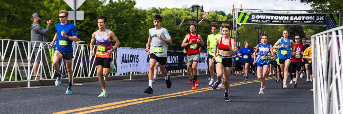 Alloy5 Downtown Easton 5k at Easton Criterium