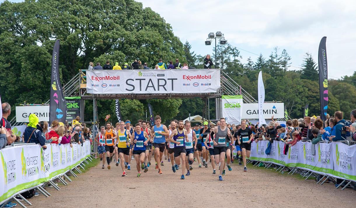 New Forest Marathon, Half Marathon, 10k & 5k 2021 Running in Wimborne