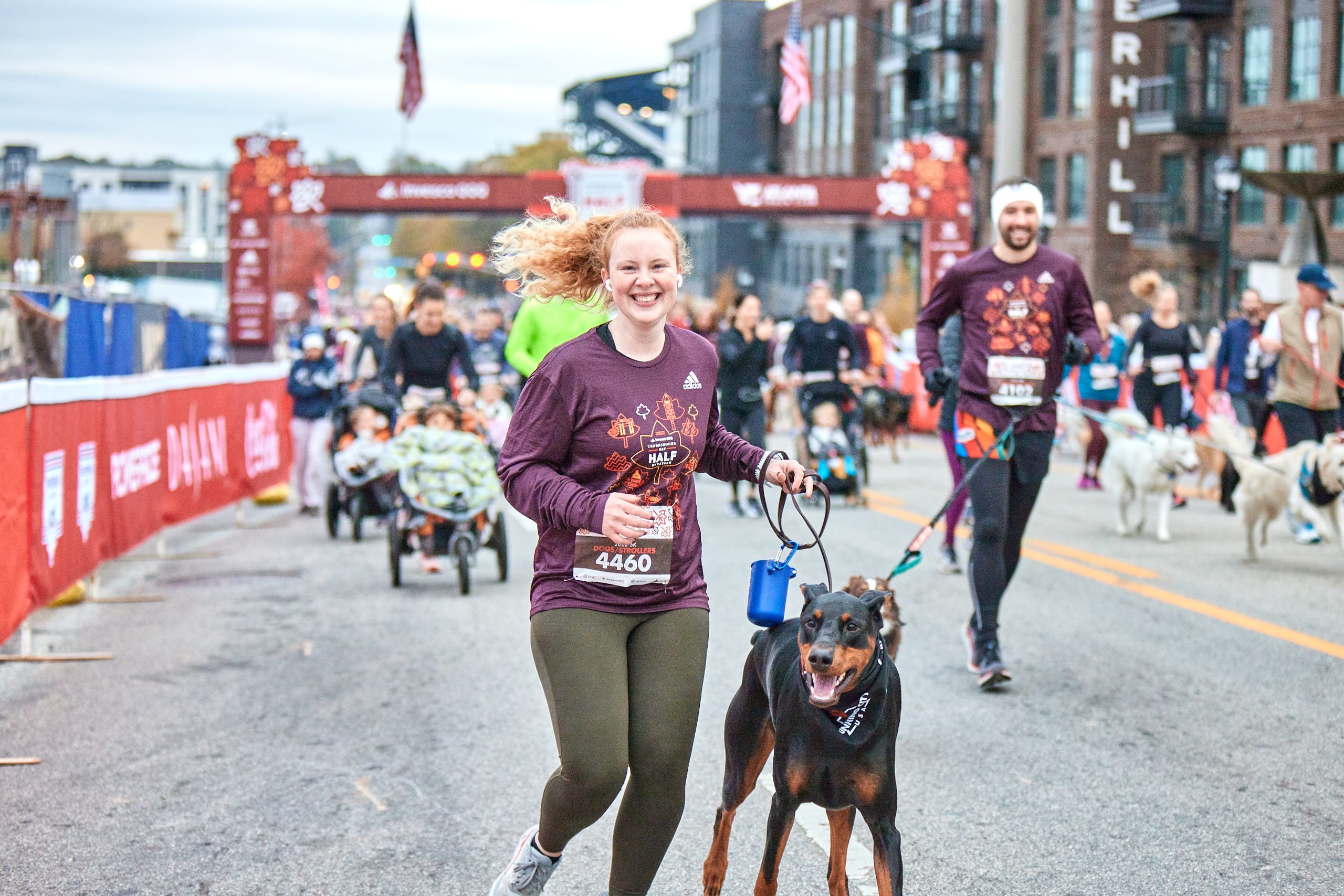 Invesco QQQ Thanksgiving Day Half Marathon, 5K, Mile & Dash Running