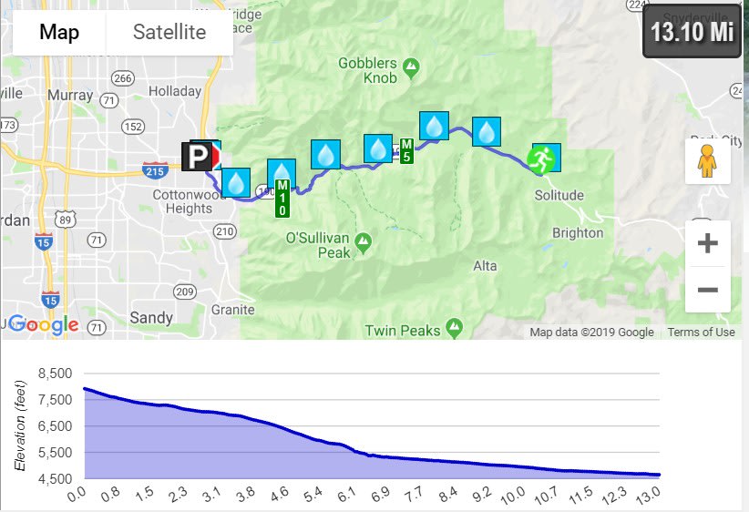 Drop 13 Half Marathon 5K Running in Cottonwood Heights