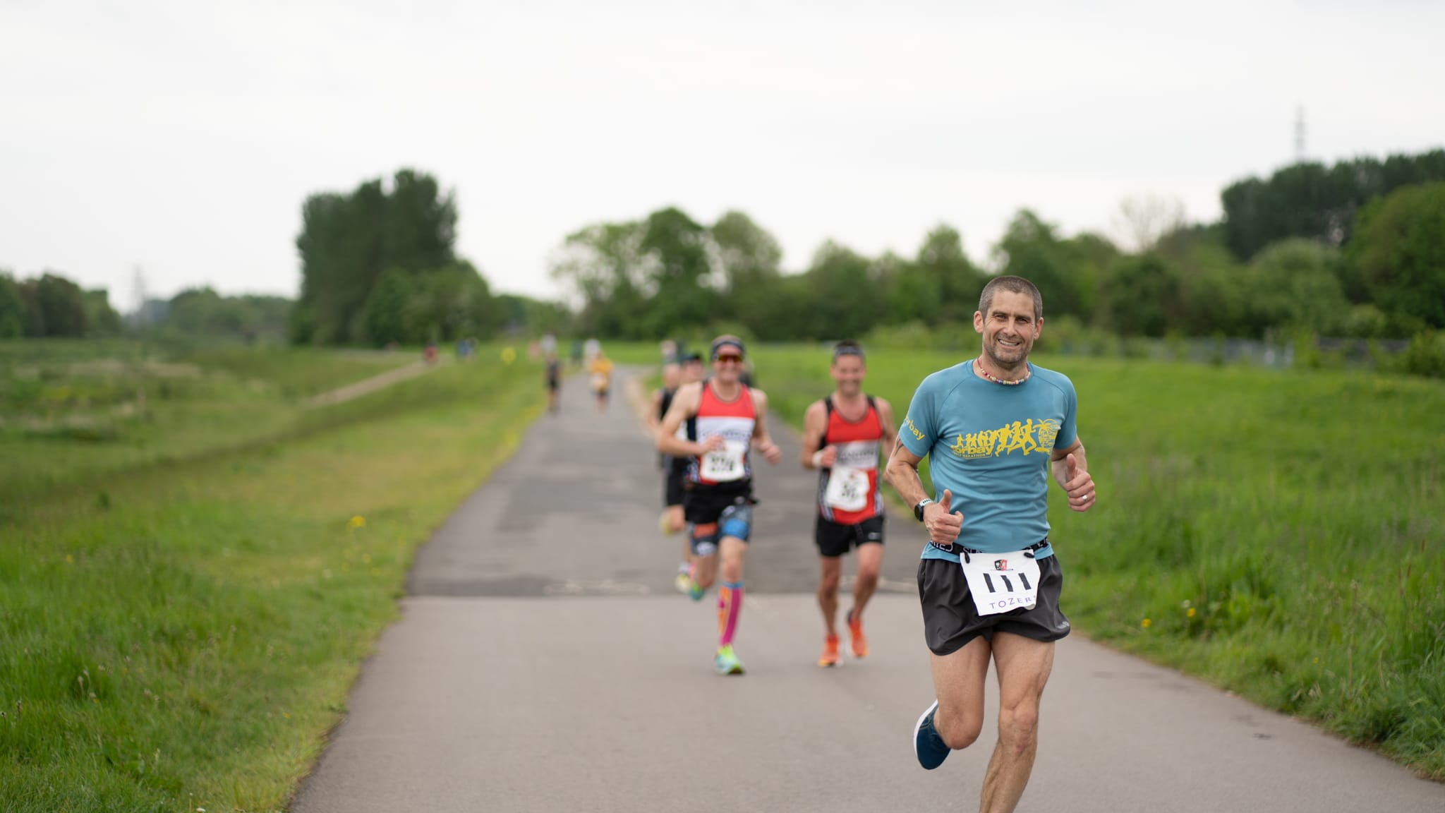 Exeter Half Marathon 2024 Running in Quayside