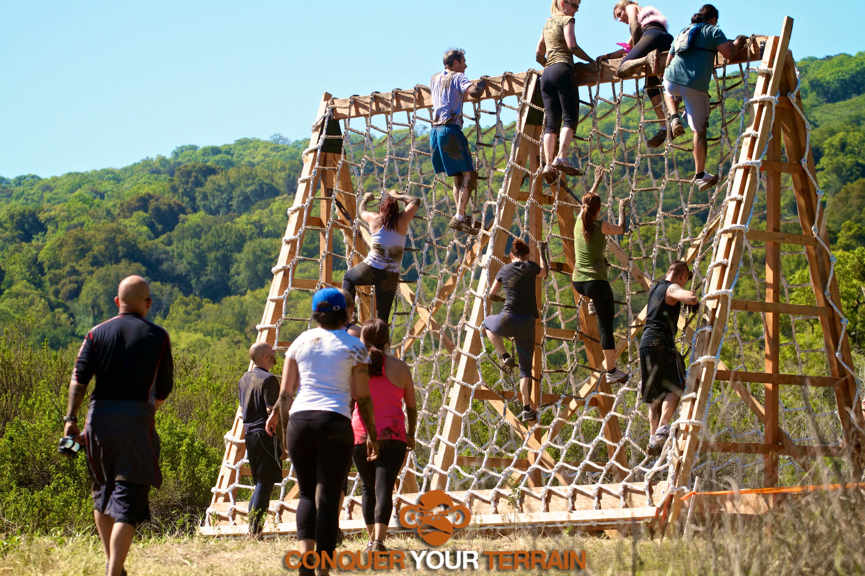 Maryland Terrain Racing Mud Run Obstacle in Oxon Hill