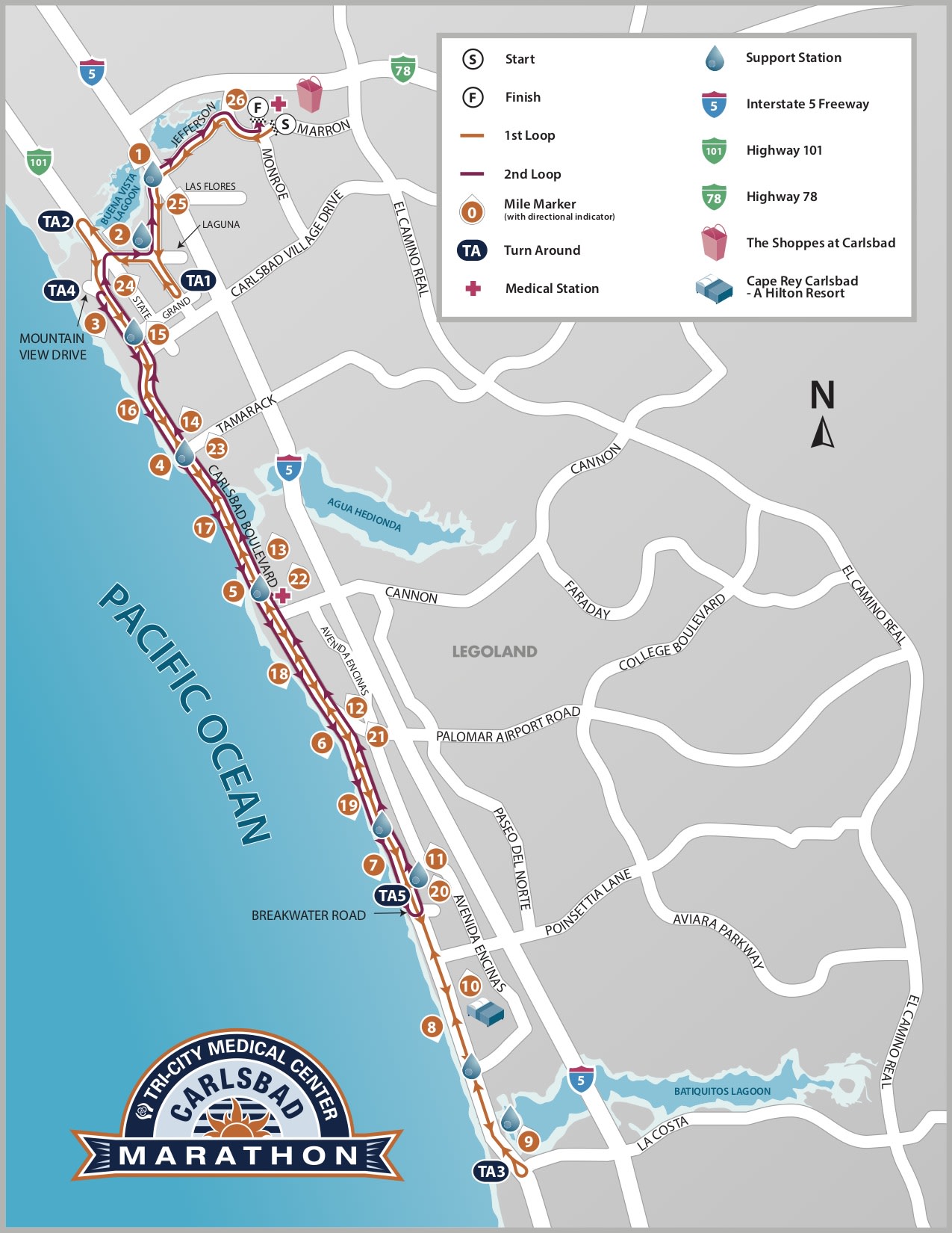 Carlsbad Marathon, Half Marathon, 5k and Double Down Challenge Running in Carlsbad — Let’s Do This