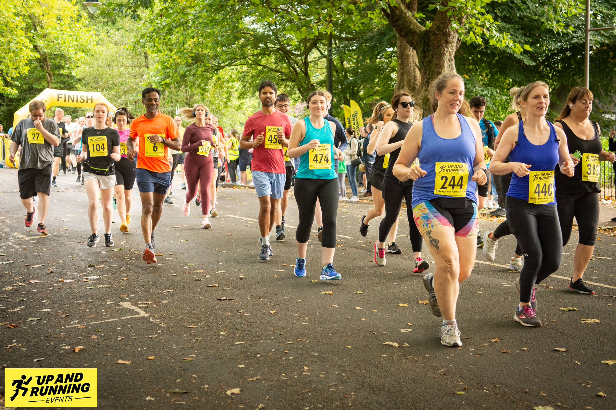 Up and Running Events Bellahouston Park 5k/10k/Half Marathon