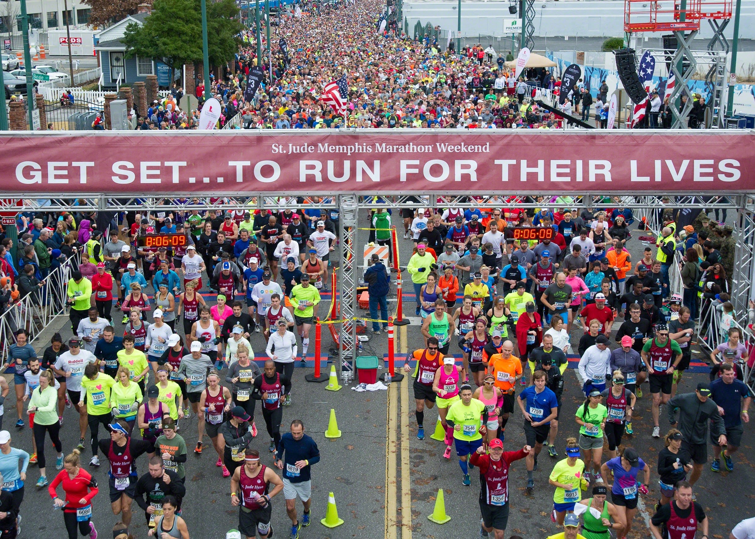 St. Judes Memphis marathon Running in Memphis