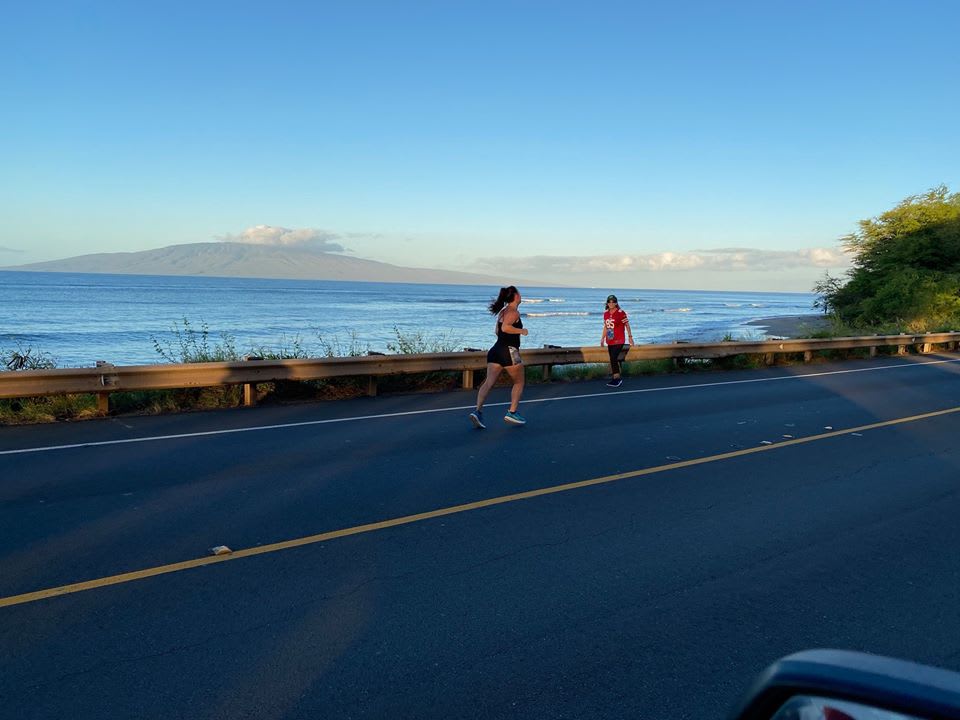 Maui Oceanfront Marathon 2021 Running in Kihei