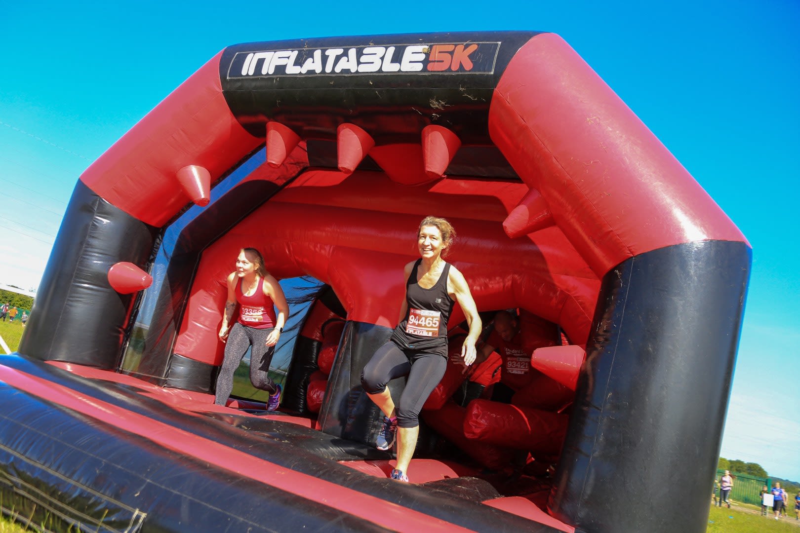 Inflatable 5k Exeter (Devon) 2023 Obstacle in Clyst Saint Mary