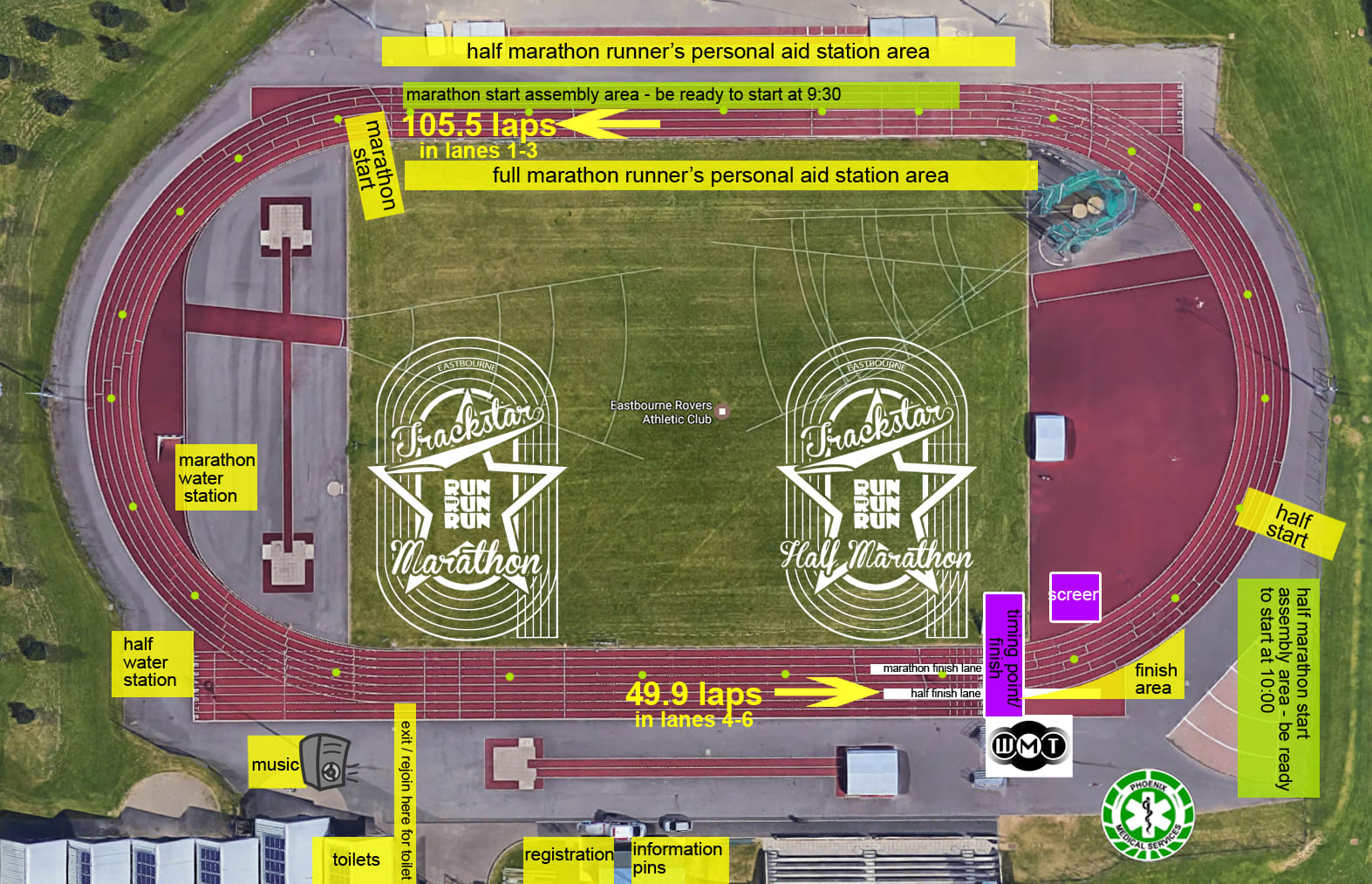 Eastbourne Trackstar Marathon and Half Running in Eastbourne — Let’s