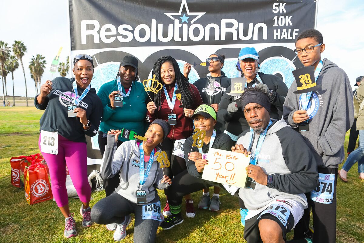 San Diego Resolution Run 5k, 10k, & Half Marathon 2023 Running in San