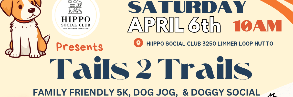 Tails-2-Trails 5K, Dog Jog, + Community Play Day