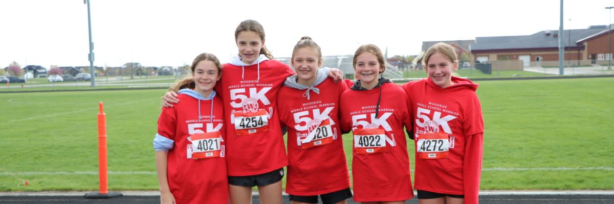 Woodside Middle School Warrior 5k/Fun Run 2024