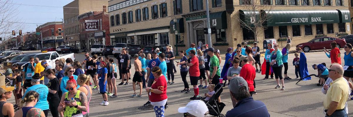 2024 9th annual Morris Superhero Run - April 13, downtown Morris