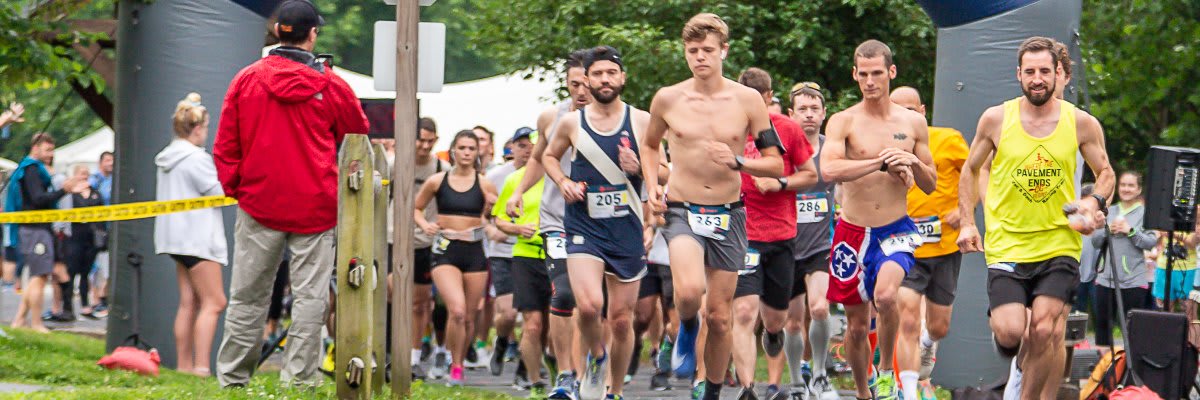 The Jackson River Scenic Trail Marathon, Half Marathon, 10k,  and 5k