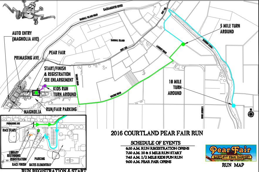 Courtland Pear Fair 5 and 10 Mile Run Running in Courtland — Let’s Do