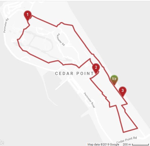 Santa Hustle Cedar Point Half Marathon & 5K Running in Sandusky