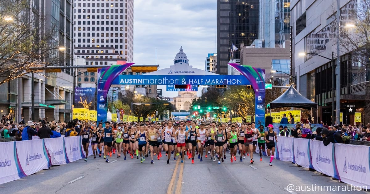 Austin Marathon 2024 Tracker Free Printable - October November December