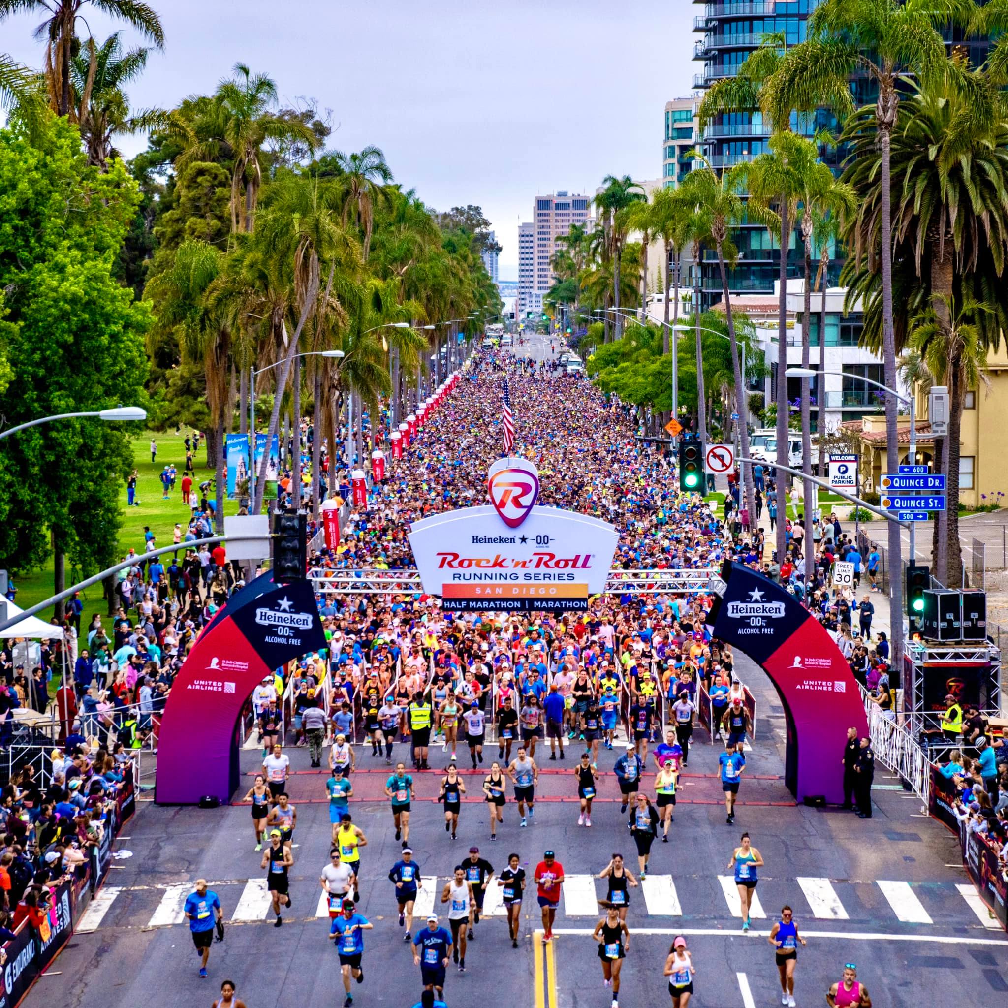 Rock ‘N’ Roll Marathon San Diego 2023 Running in San Diego