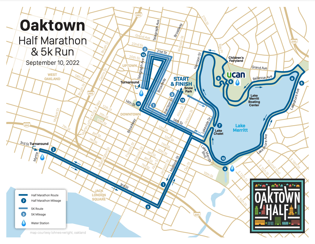 Oaktown Half Marathon, 5k & Kid's Race 2023 Running in Oakland