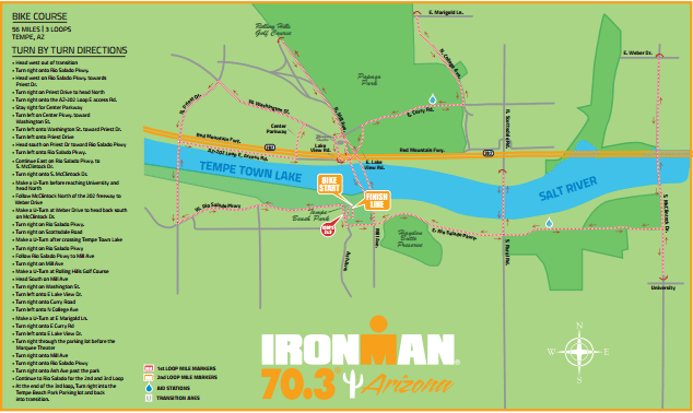 ironman arizona 70.3 bike course