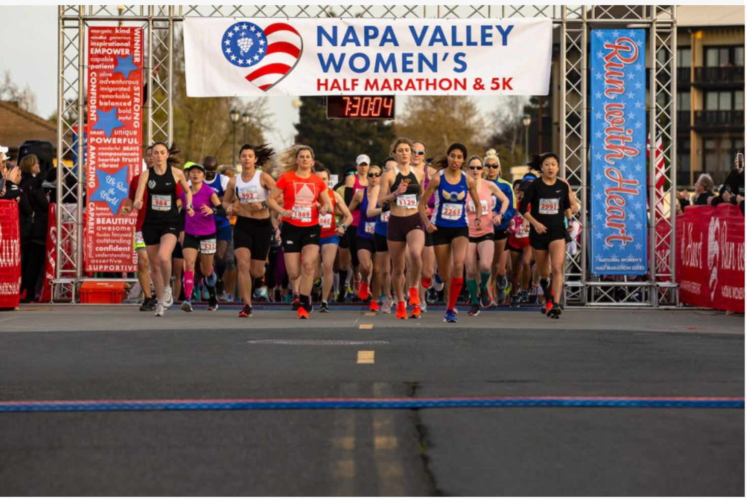 Napa Spring Half Marathon and 5K, Road Race