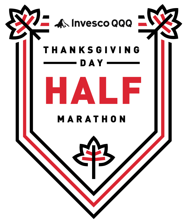 Invesco QQQ Thanksgiving Day Half Marathon, 5K, Mile & Dash Running