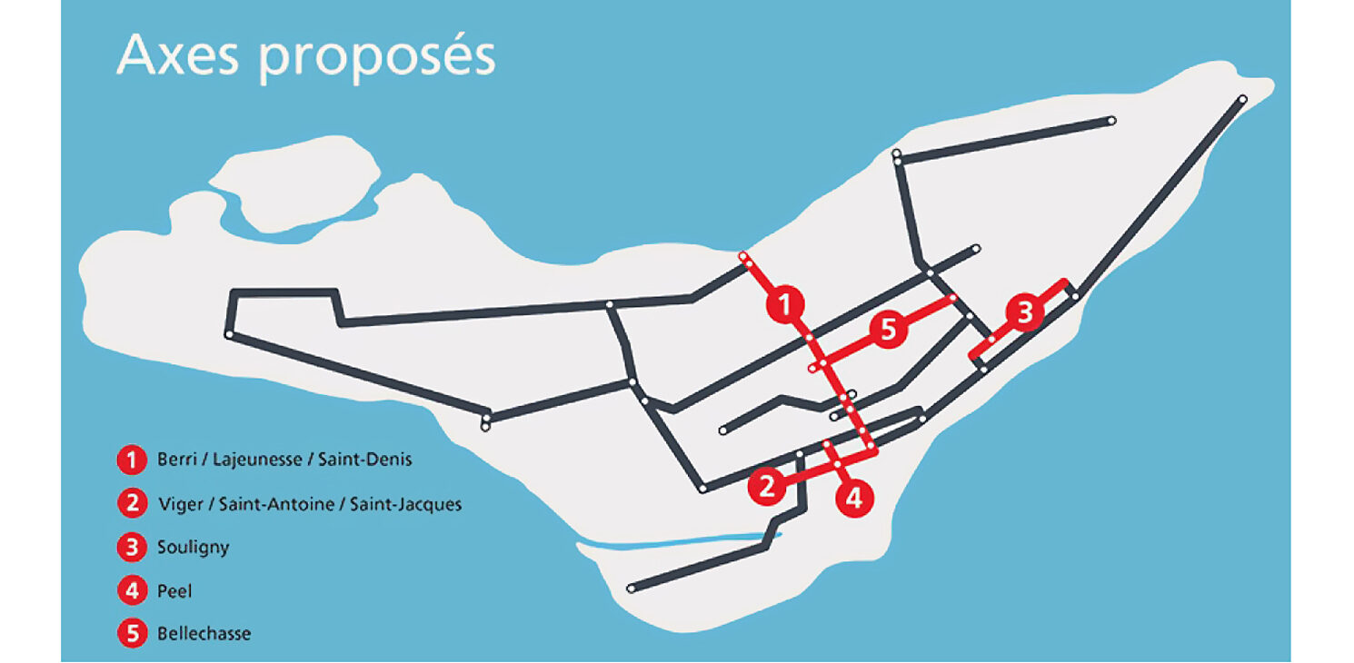 Réseau Express Vélo (REV) — Axis 5, de Bellechasse