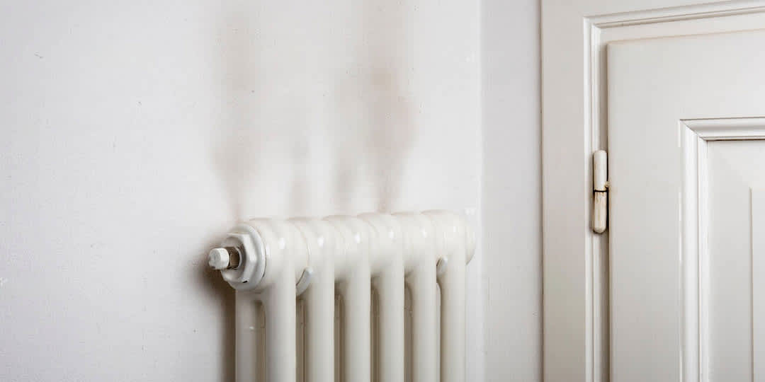 Removing Black Stains Above Radiators