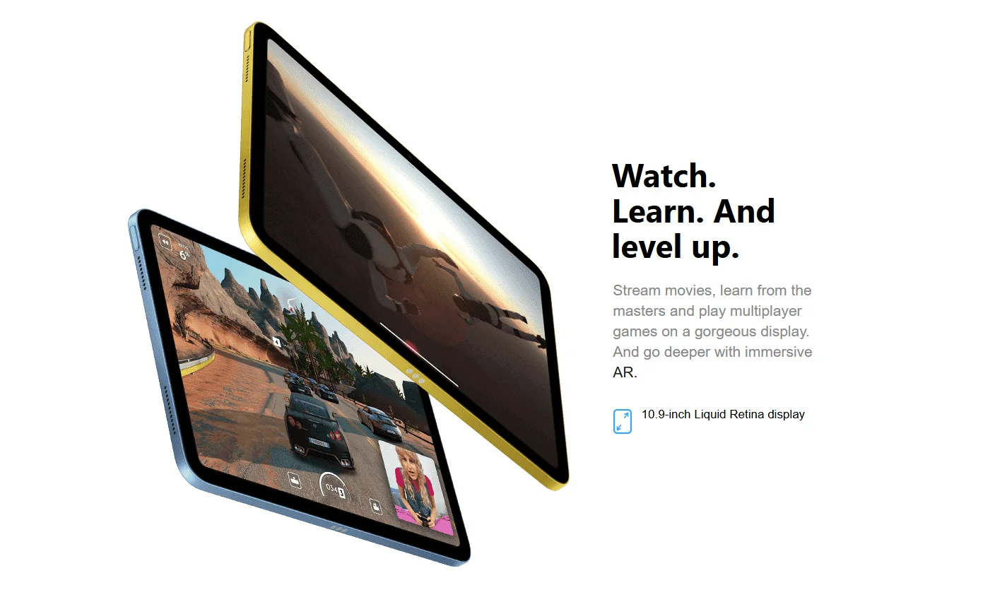 Superior HD quality display with smooth transitions