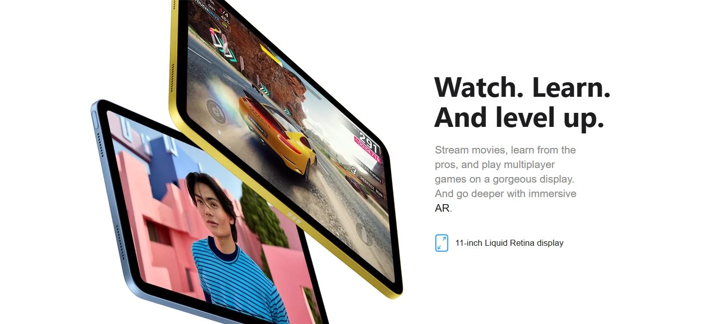 Superior HD quality display with smooth transitions