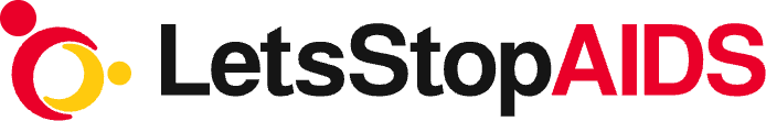 The logo for LetsStopAIDS, a youth-led HIV awareness and prevention charity.
