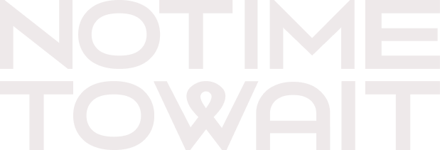 NoTimeToWait Logo in White