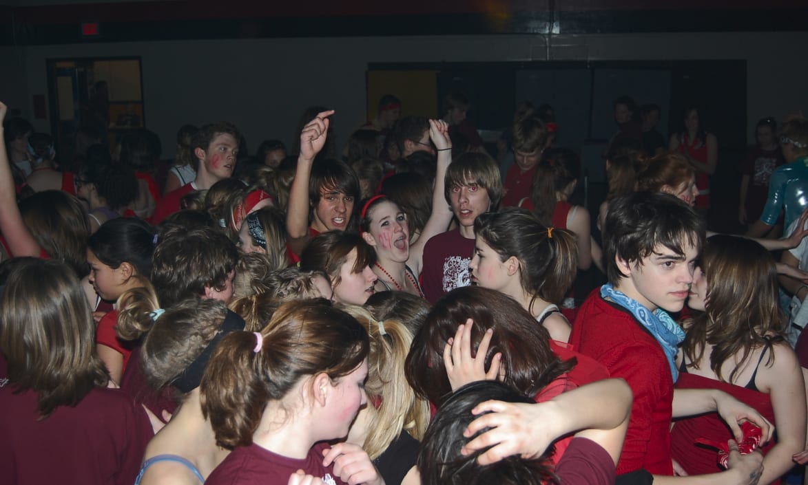 24 Hour Wake Programme Cover Photo of young students dancing