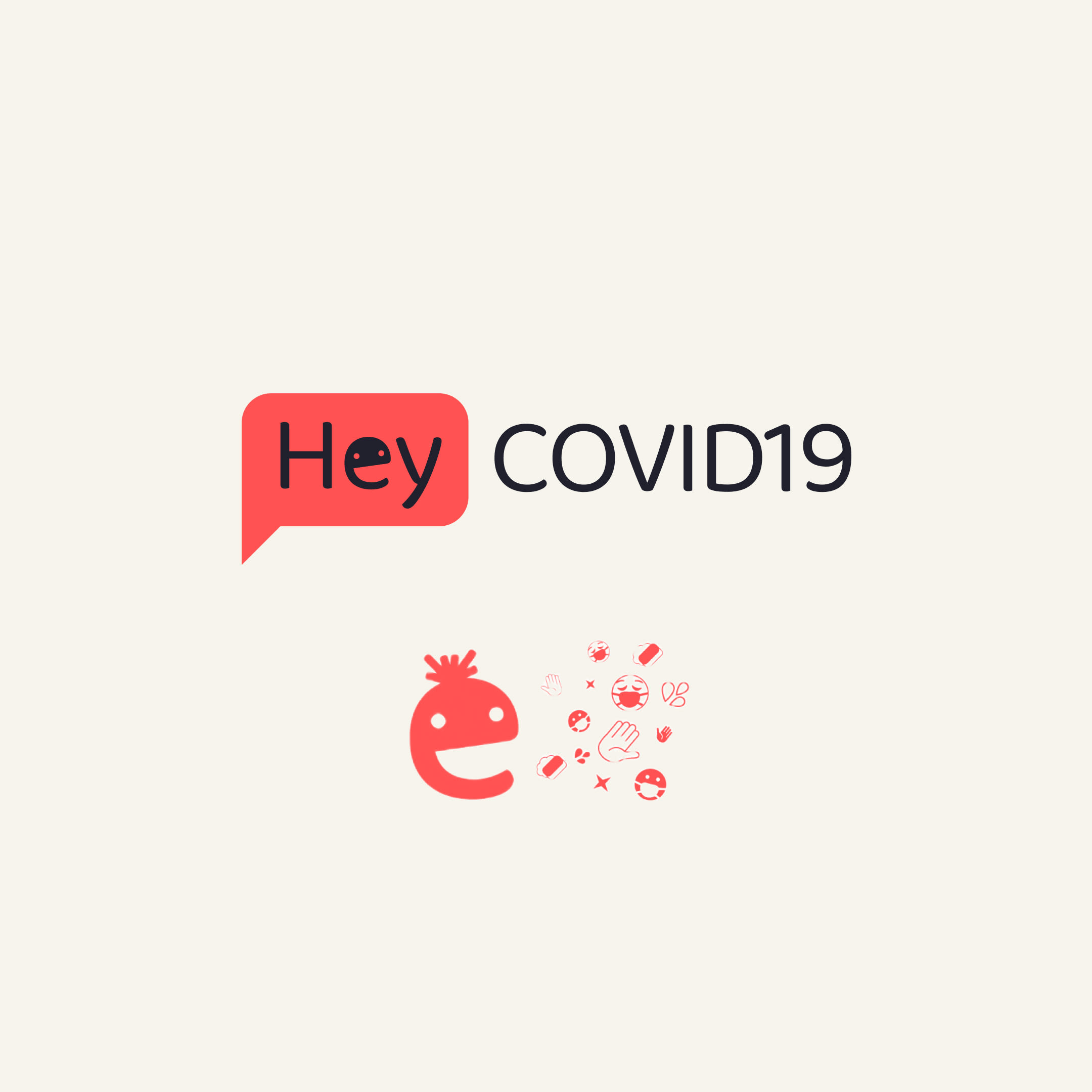 HeyCOVID19 Red logo cover