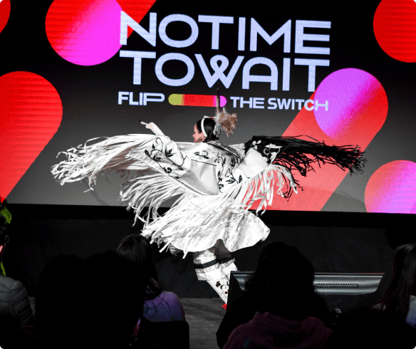 Performance on stage