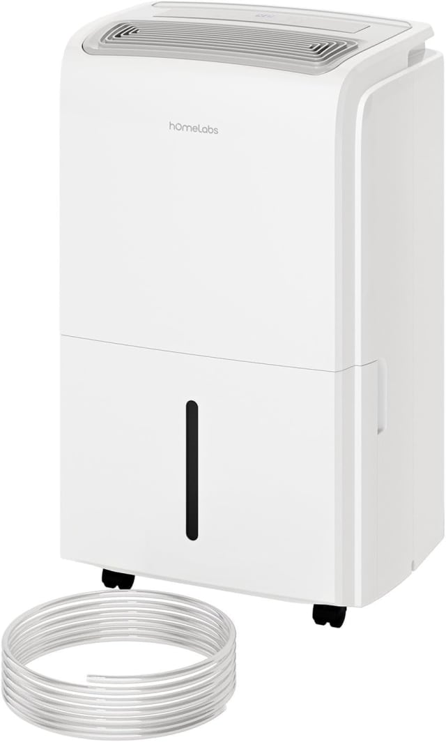hOmeLabs 40 Pint Dehumidifier with Pump