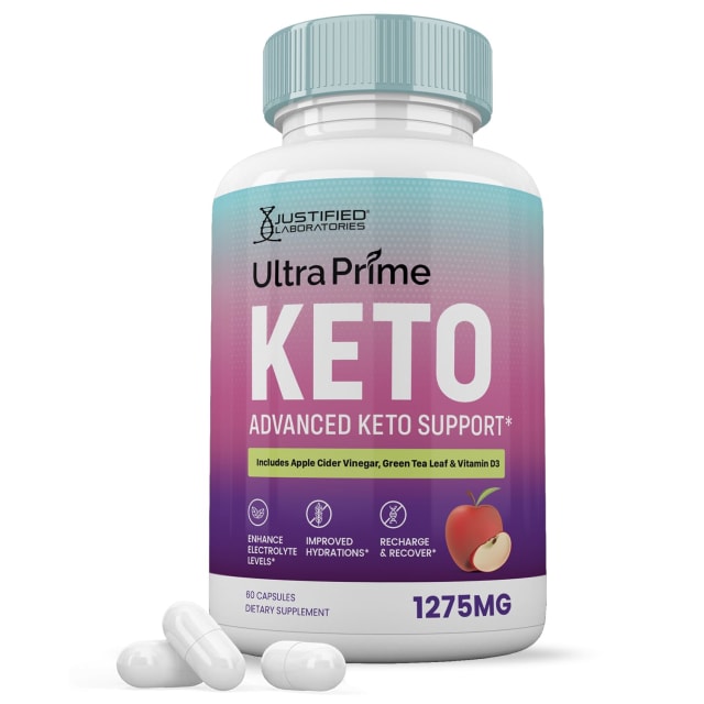 Ultra Prime Keto ACV Pills 1275MG Keto Support Blend Capsule Alternative to UltraPrime Keto ACV Gummies Formulated with Apple Cider Vinegar Extra Virgin Olive Oil Powder Green Tea Leaf 60 Capsules