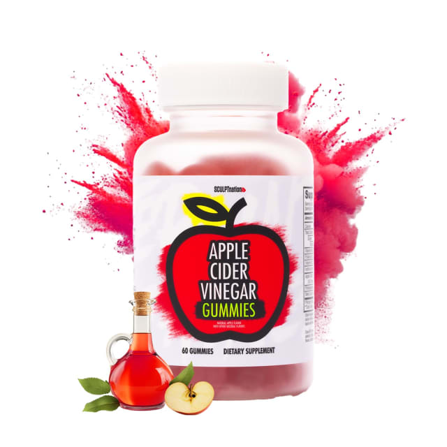 Sculpt Nation by V Shred Apple Cider Vinegar Gummies - Healthy Superfood Snack, Metabolism and Digestion Support - 60 ACV Keto Gummies | NAC Sculpt Nation by V Shred Apple Cider Vinegar Gummies - Healthy Superfood Snack, Metabolism and Digestion Support - 60 ACV Keto Gummies - NAC