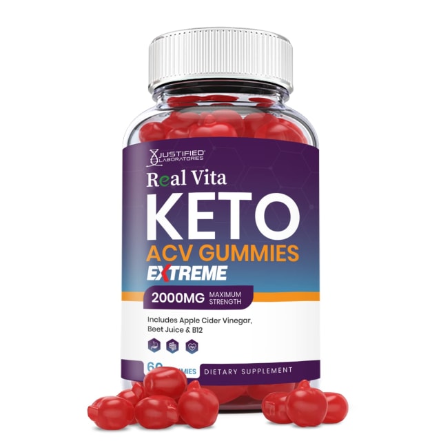 Justified Laboratories Real Vita Keto ACV Gummies Extreme Formula 2000MG with Pomegranate Juice Beet Root B12 60 Gummys 1.0 Count | Vitamin B12 Justified Laboratories Real Vita Keto ACV Gummies Extreme Formula 2000MG with Pomegranate Juice Beet Root B12 60 Gummys 1.0 Count - Vitamin B12