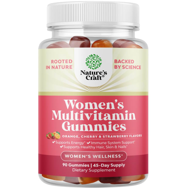 Delicious Daily Multivitamin for Women Gummies - Women's Multivitamin Gummies for Adults Energy and Immunity - Gummy Vitamins for Women's Health and Wellness - Non-GMO Gluten Free and Halal 90 Count | Vitamin B12 Delicious Daily Multivitamin for Women Gummies - Women's Multivitamin Gummies for Adults Energy and Immunity - Gummy Vitamins for Women's Health and Wellness - Non-GMO Gluten Free and Halal 90 Count - Vitamin B12