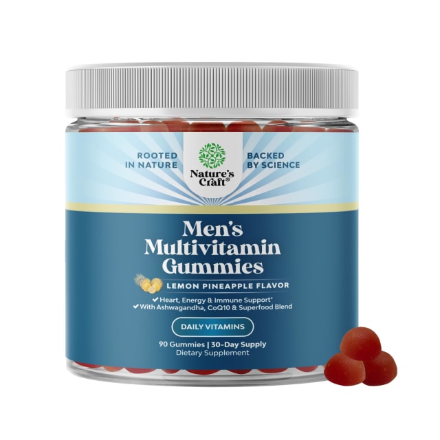 Natures Craft Men's Multivitamin Gummies with Superfood Complex - Daily Multivitamin for Men Gummies with CoQ10 and Ashwagandha for Energy and Immune Support - Adult Gummy Essential Minerals | Elderberry Natures Craft Men's Multivitamin Gummies with Superfood Complex - Daily Multivitamin for Men Gummies with CoQ10 and Ashwagandha for Energy and Immune Support - Adult Gummy Essential Minerals - Elderberry